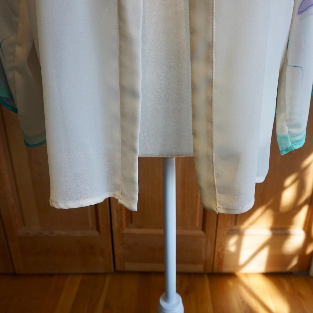 💚 VINTAGE ZIZI | BARBARA CHODOS Sheer Cardigan - Picture 7 of 12